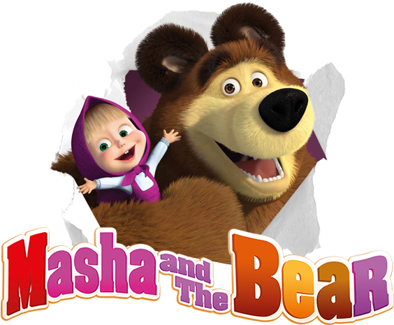 Masha And The Bear - Masha And Bear Png (600x500), Png Download