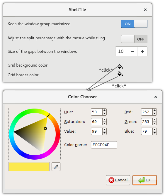 Shelltile-mockup - Color Chooser (600x702), Png Download