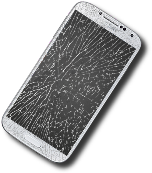 Recover Data On Broken Samsung - Telefon Kırılması (514x569), Png Download