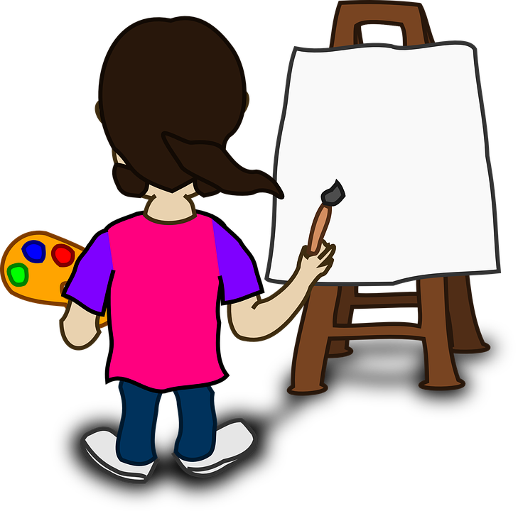 Png Freeuse Library Pursue An Artistic Career Advice - Painter Clipart (640x631), Png Download