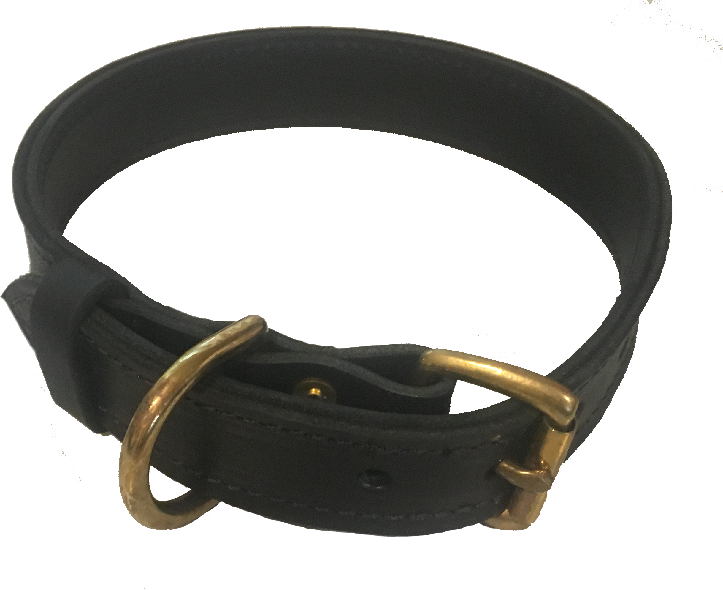 Ps575 - Leather Collar - 1 - 25" Price - $40 - - Belt Buckle (2617x1986), Png Download