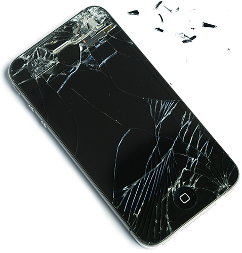 Of Course We Love Fixing Cracked Iphone Screens And - Cell Phone Repairing Png (478x500), Png Download