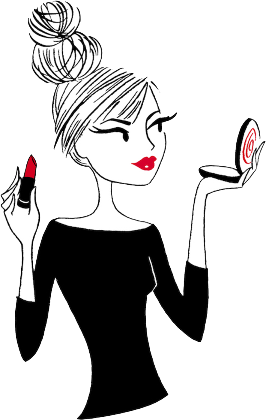 Makeover Your Mind Become Your Own Makeup Artist Picture - Makeup Cartoon Png (1500x1500), Png Download