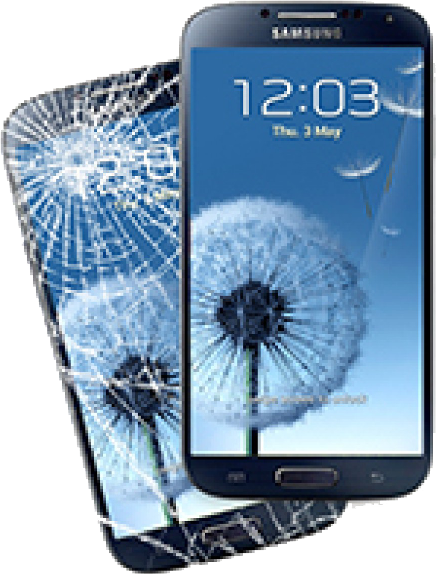 Cracked Screen Png Download - Samsung Galaxy S Iii (918x1200), Png Download