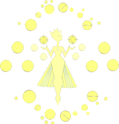 Light Yellow Diamond - Steven Universe Light Yellow Diamond (462x480), Png Download