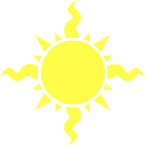 Light - Cartoon Sun Transparent Background (480x480), Png Download