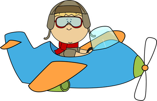 Free Airplane With Banner Png - Fly A Plane Clipart (550x354), Png Download