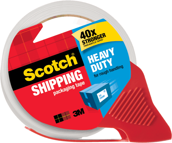 00 For Scotch® Heavy Duty Packaging Tape - Clear Packing Tape Dispenser (600x500), Png Download