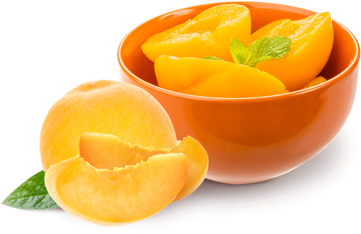 Peaches - Bowl Of Peaches Png (800x614), Png Download
