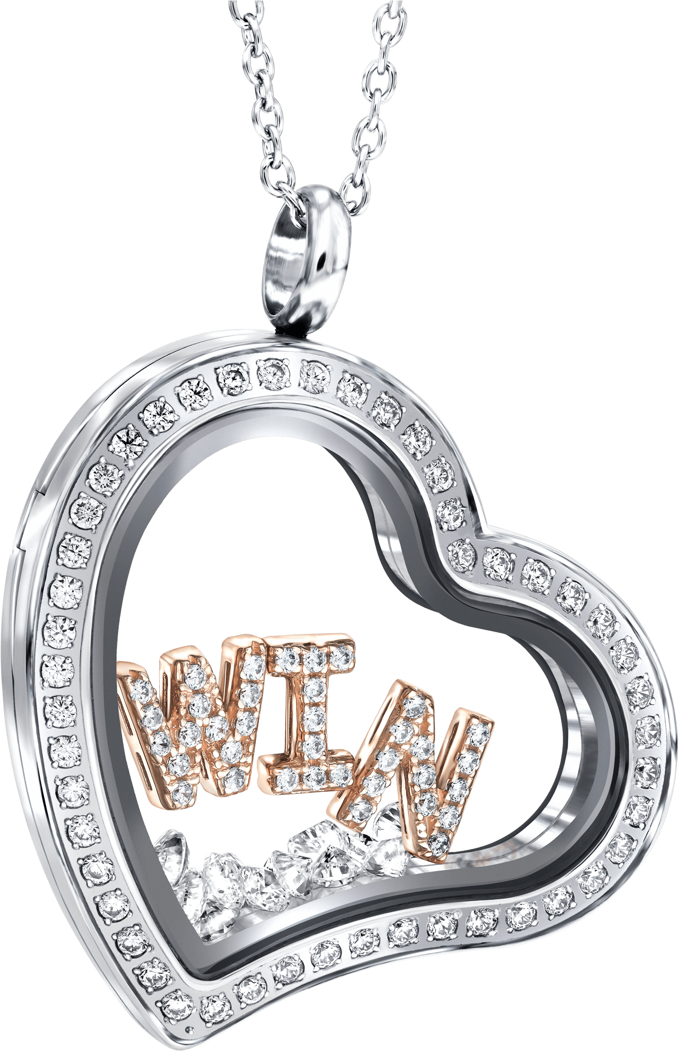 Heart Pendant Png File - Locket (2100x2100), Png Download