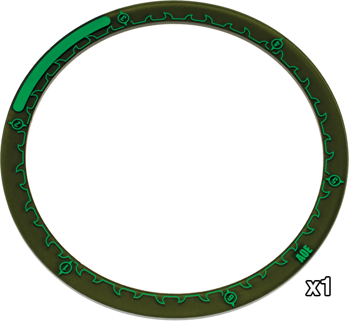 Hordes 5" Area Of Effect Ring Marker - Hordes 3 Area Of Effect Markers (709x651), Png Download