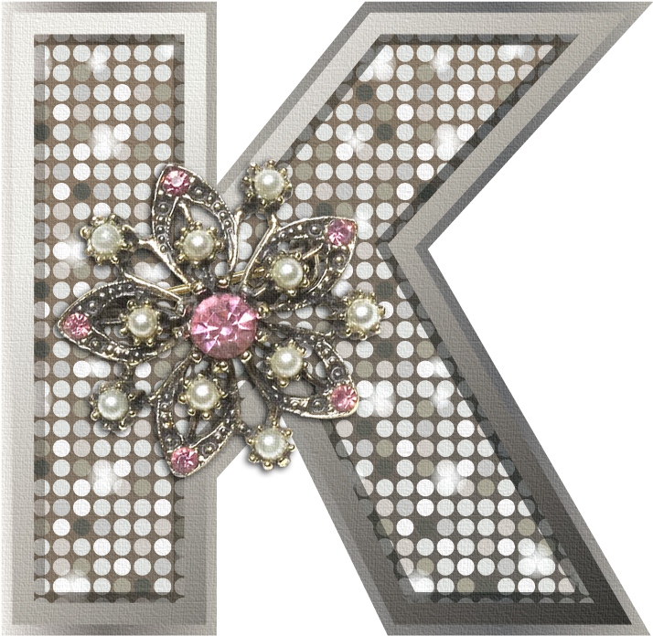 Gem Clipart Bling - Letter (736x726), Png Download