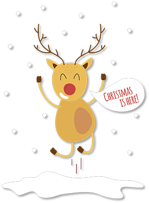 Reindeer (300x409), Png Download