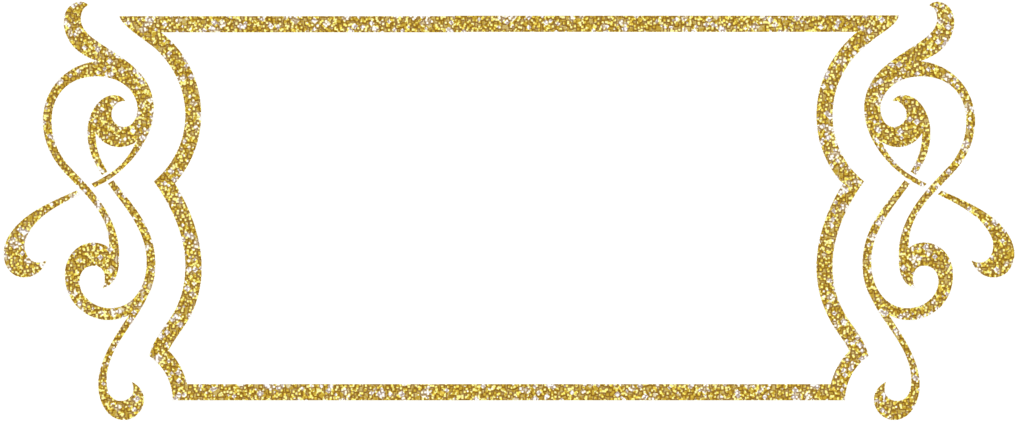 Collection Of Free Frames Transpa Gold Glitter On Ubisafe - Frame Png Clipart Blue (1024x432), Png Download