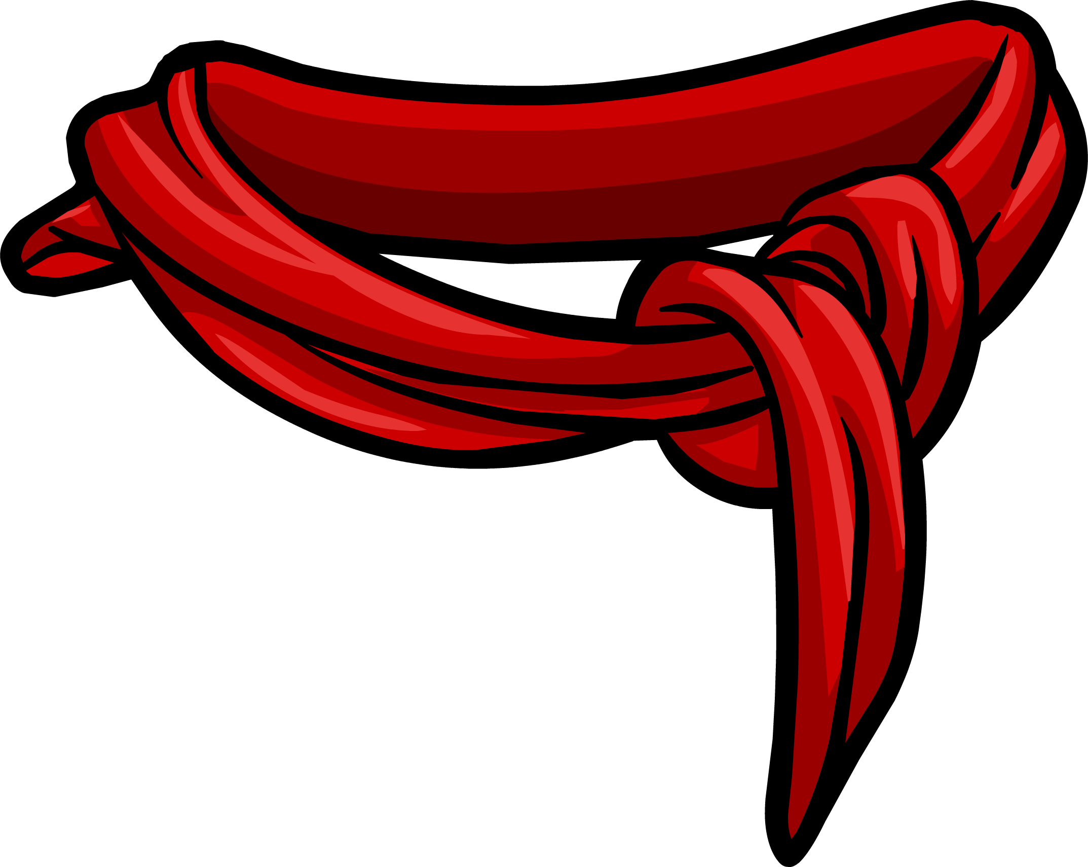 Red Cotton Scarf Icon 3099 - Red Scarf Png (2147x1710), Png Download