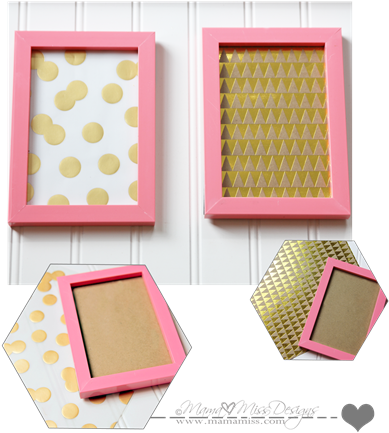 Wall Art Frame Display - Diy Paper Frame (427x480), Png Download
