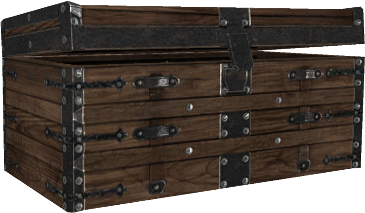 Skyrim Med Chest - Chest Real Png (800x471), Png Download