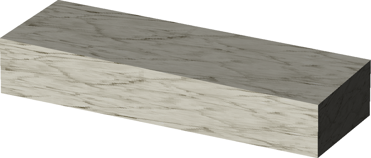 Marble Block Detail - Plank (1241x529), Png Download