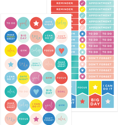 My Infinite Agenda Sticker Pages - Stickers Agenda (400x400), Png Download