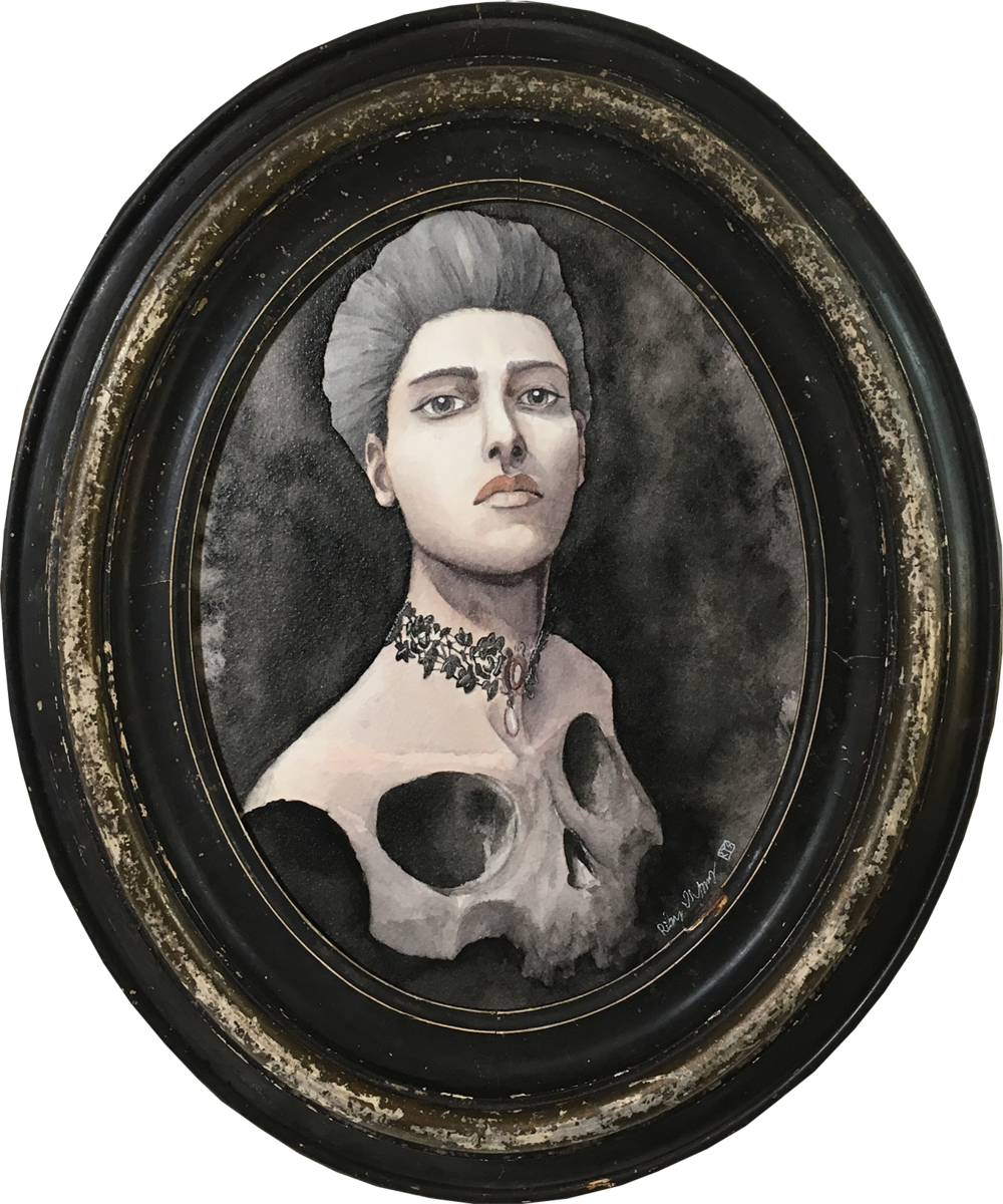 [ink And Watercolor] An Empty Chest (1000x1200), Png Download