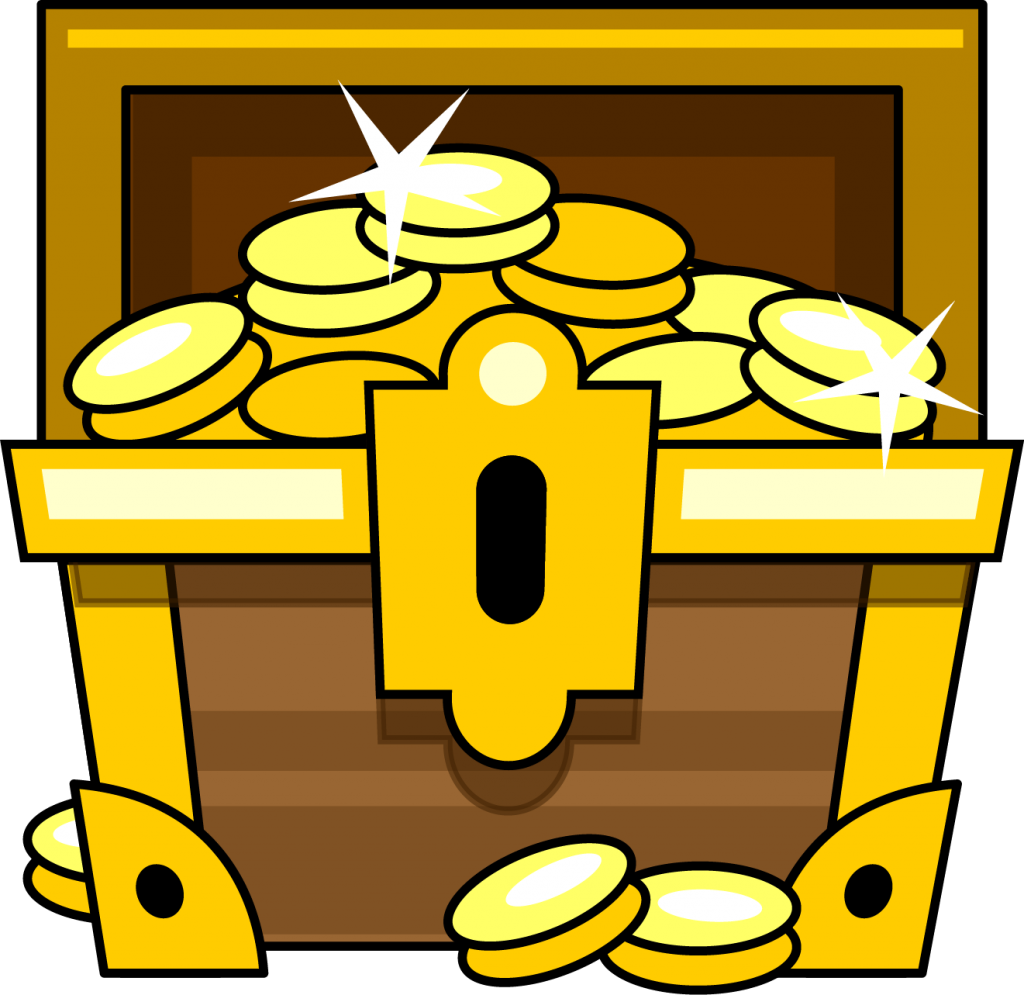 Treasure Chest Png Images Free Download Image Royalty - Treasure Clipart (1024x995), Png Download
