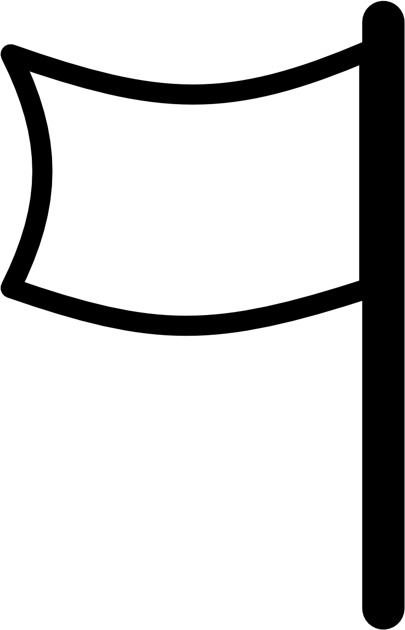 Clipart Of Flag - Clip Art (999x1403), Png Download