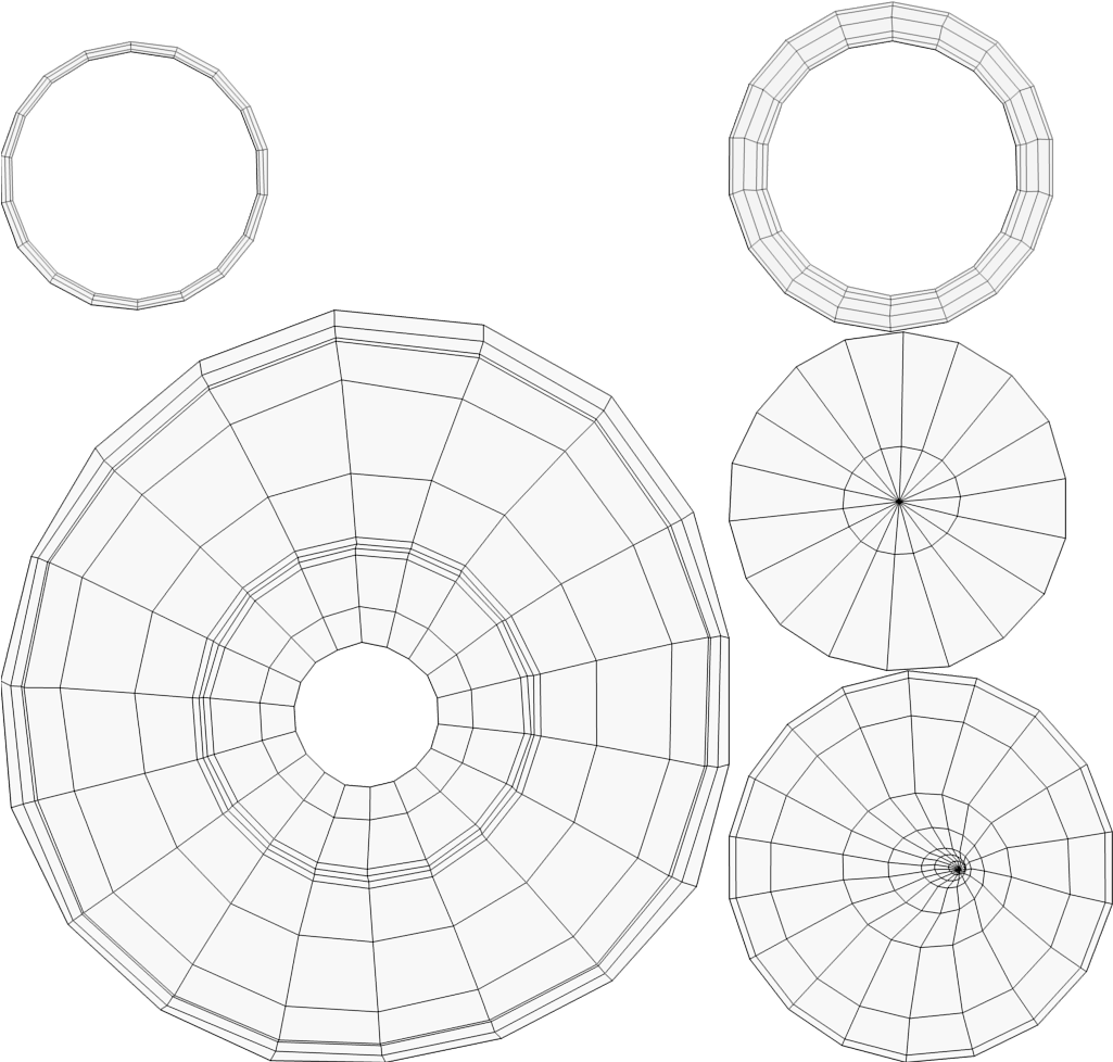 This Is The Model After Bake,using Just The Uv Baked - Circle (1024x1024), Png Download