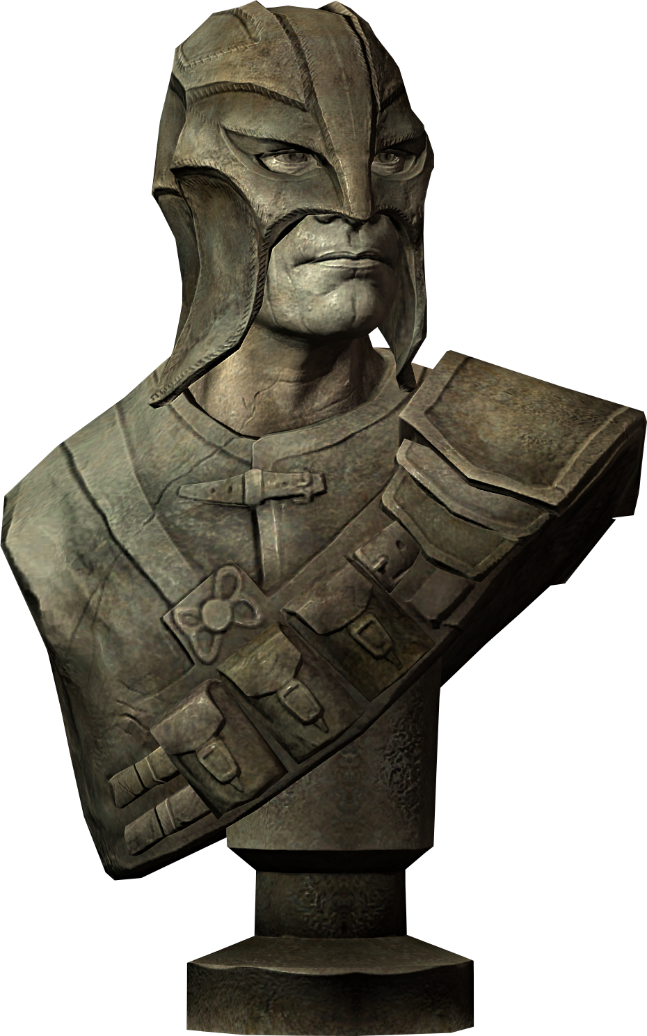 Bust Of The Gray Fox - Gray Fox Skyrim (930x1488), Png Download