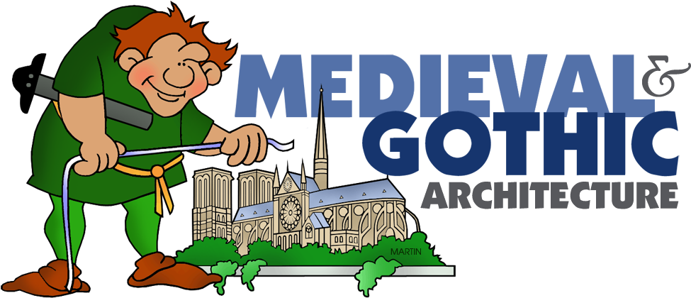 Architecture Clip Art By Phillip Martin And - T Shirt Enterrement De Vie De Garçon (1008x445), Png Download