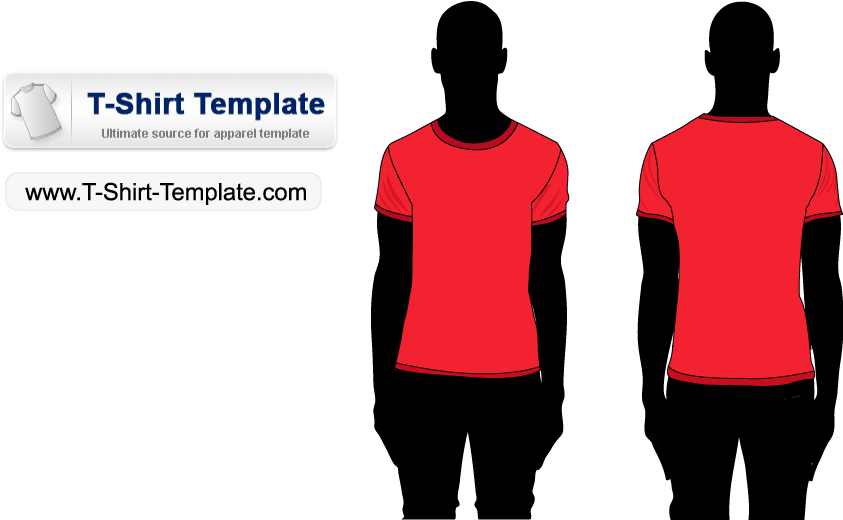 Free Short Sleeve T-shirt Template Illustrator Free - City Fa Cup Final 2011 (849x519), Png Download