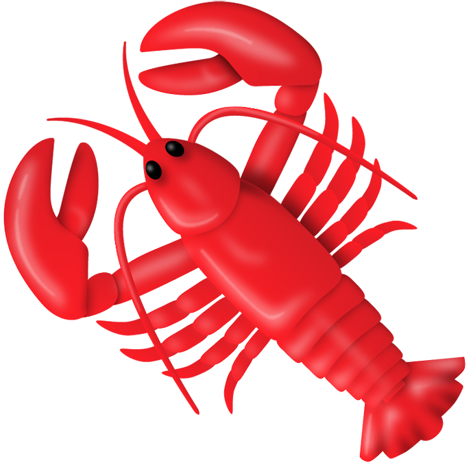 Nail It Lobster Emoji Digital Itsnicethat - Lobster Emoji Trans (724x767), Png Download
