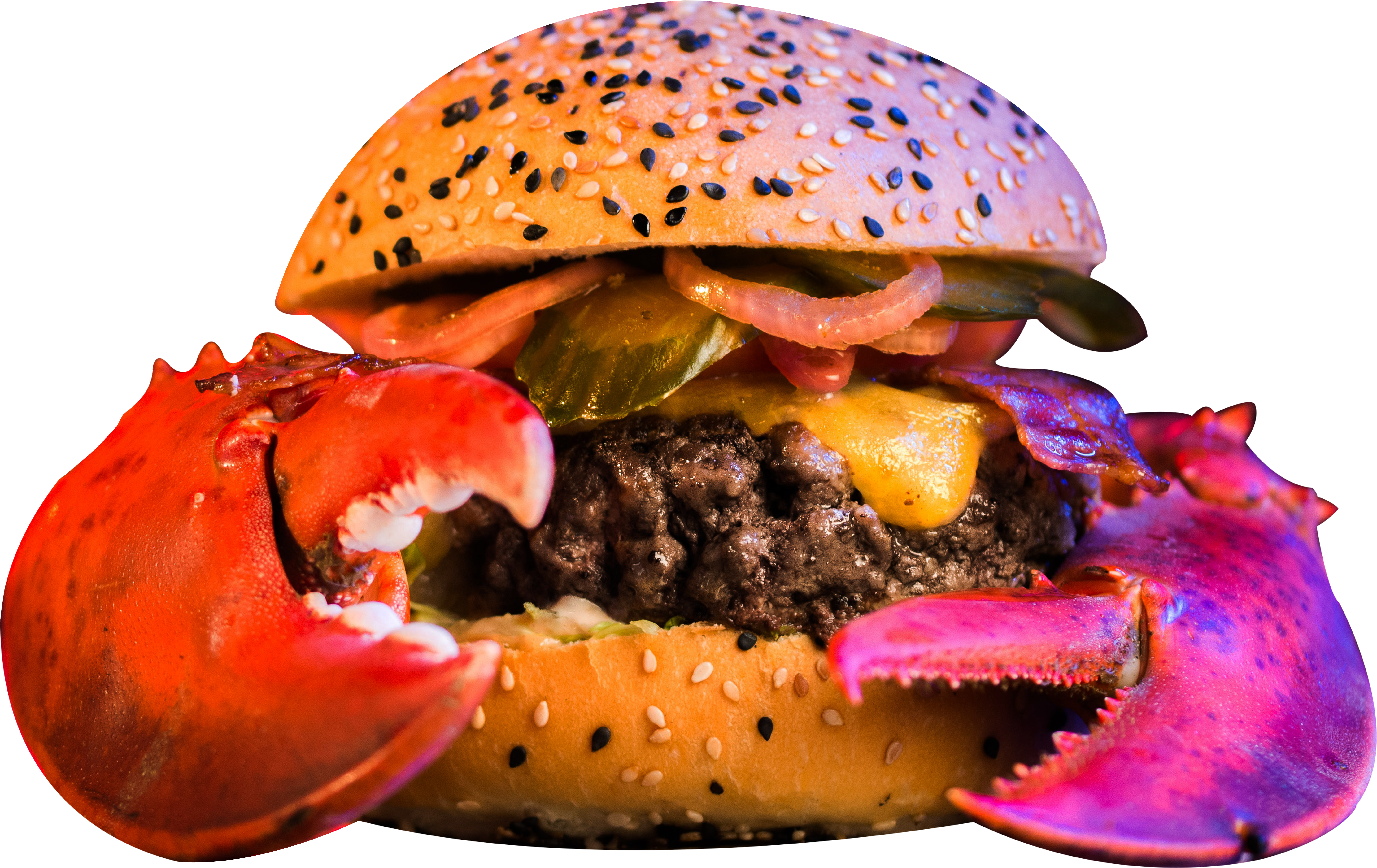 Lobster&burger-366 (7360x7360), Png Download