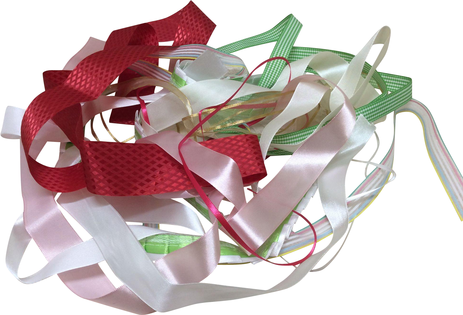 Vintage Ribbon Lot For Doll Hat And Clothing Trims - Gift Wrapping (1942x1942), Png Download
