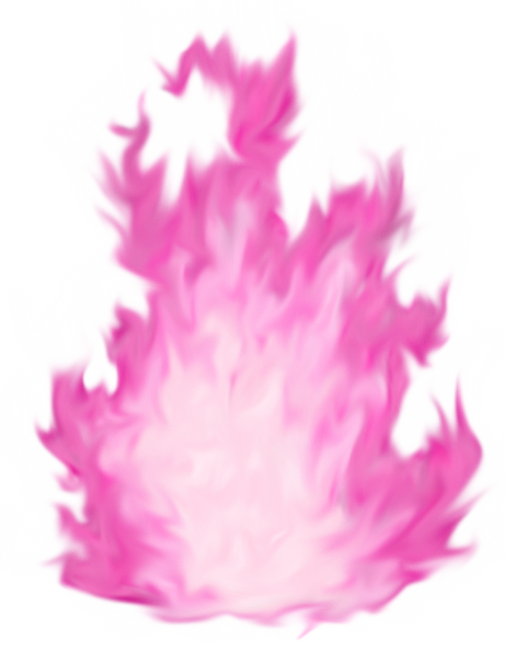 Pink Fire By Heartinarosebud On Deviantart - Pink Fire Png (461x595), Png Download