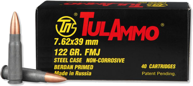 62x39mm 122 Grain 2330 Fps - 7.62 X39 Hp Ammo (700x700), Png Download