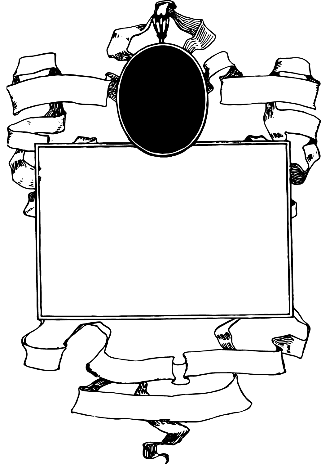 Free Vintage Cameo Clipart Image - Clip Art (1036x1496), Png Download