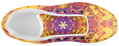 Purple Flame Women's Running Shoes - Slip-on Shoe (500x500), Png Download