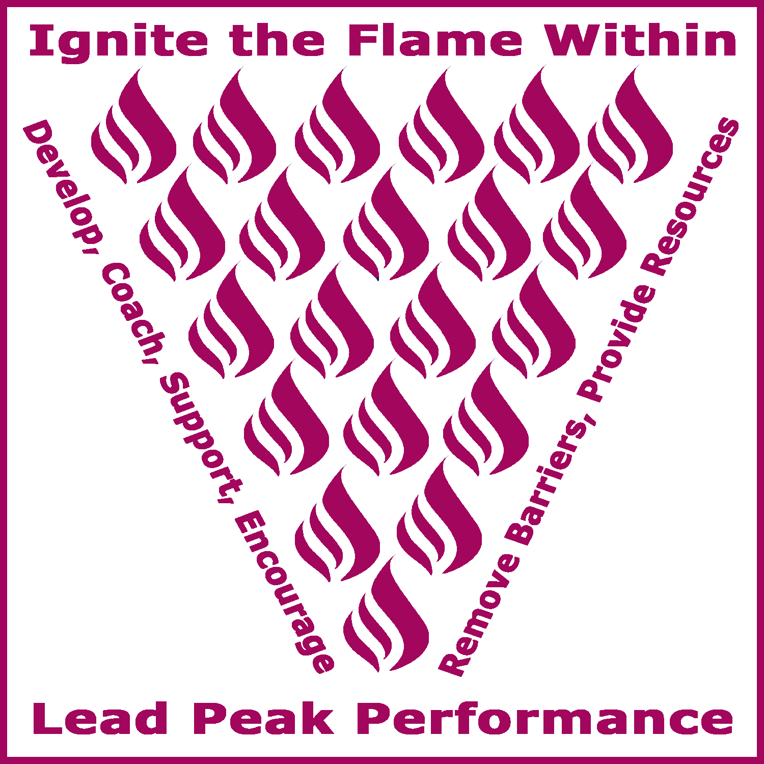 Ignite The Flame Pink Graphic - Leadership (1500x1500), Png Download