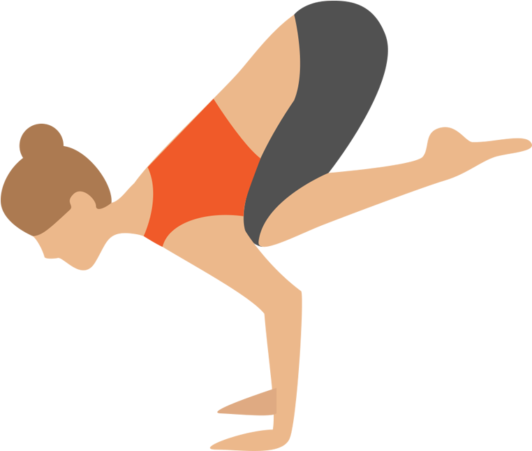Crow Bakasana - Food Journal: Complete Diet, Health, And Weight Loss (1000x1000), Png Download