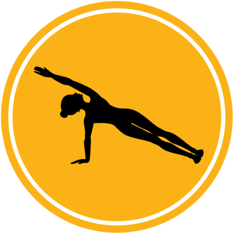 Boomerang Side Bend - Yoga (480x480), Png Download