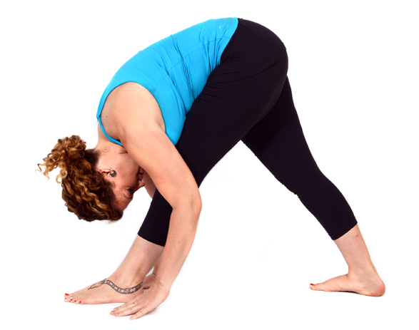 Pyramid Pose - Side Stretch Pose Yoga (690x462), Png Download