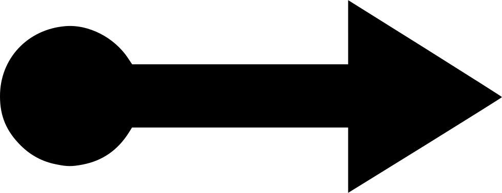 Move Right Arrow Vector Movement Svg Png Icon Free - Arrow Png Vector File (980x378), Png Download