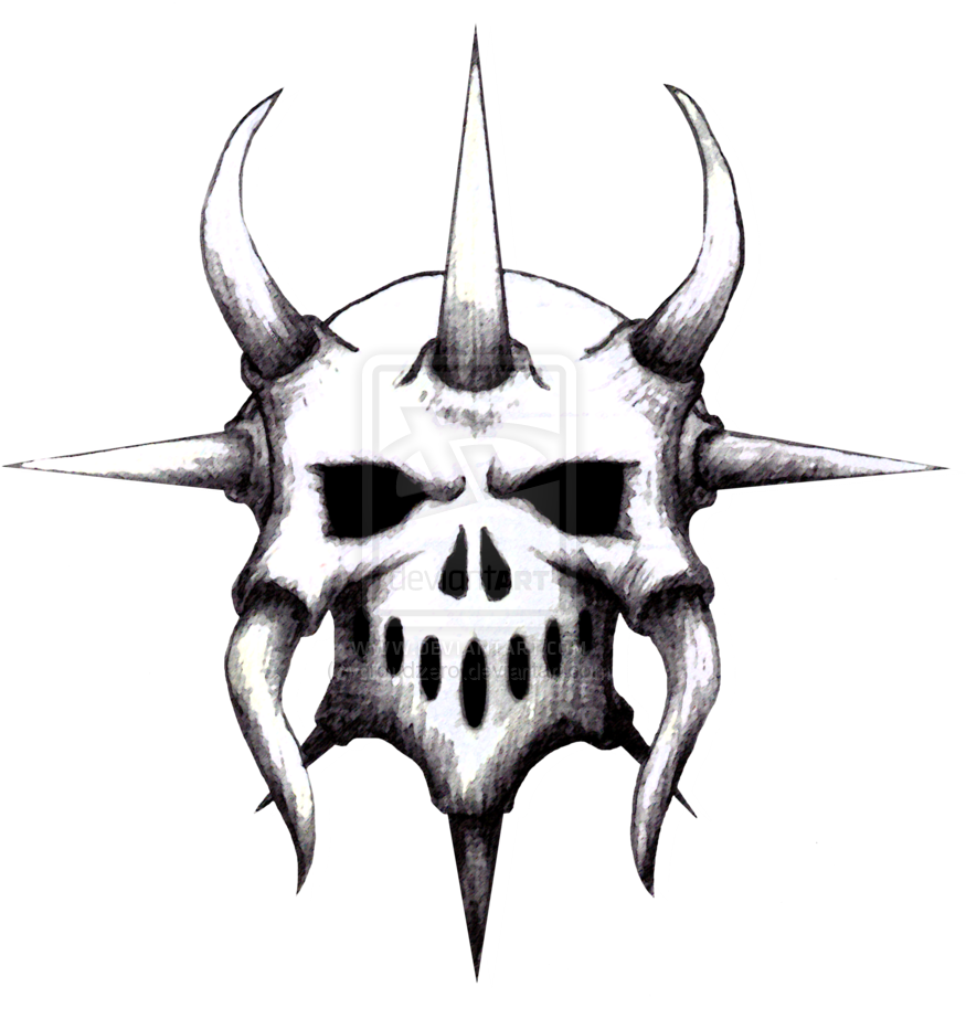 Human With Horns Photo - Skull With Horns Png (900x948), Png Download