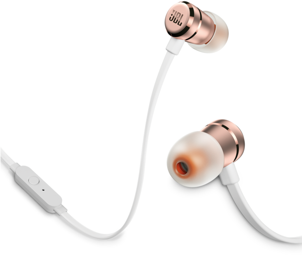 Jbl T290 Earphones - Rose Gold (600x600), Png Download