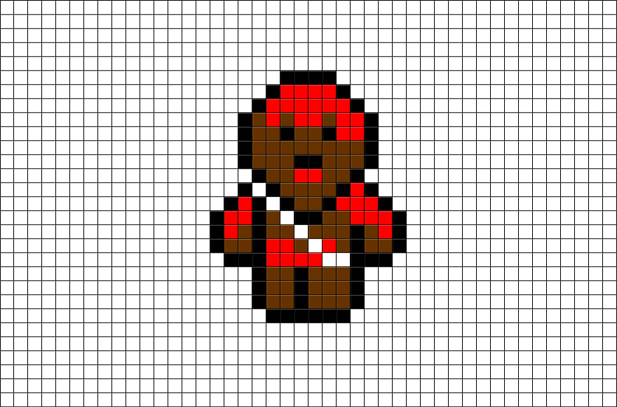 Chewbacca Pixel Art From Brikbook - Pixel Art Minnie Mouse (880x581), Png Download