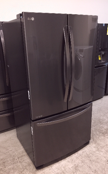 Used Lg 25 Cubft French Door Refrigerator - Loudspeaker (374x600), Png Download