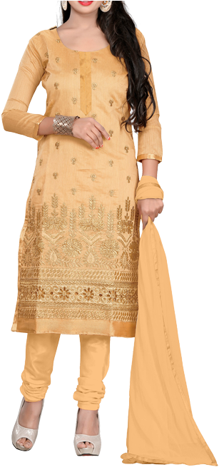 Shree Chiku Unstiched Salwar Suit Dress Material - Silk (800x800), Png Download