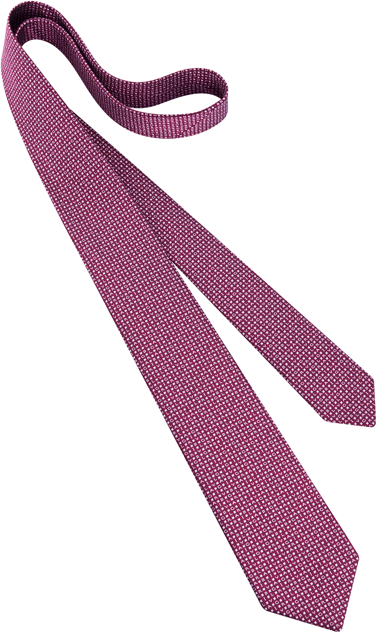 Logomania Tie Tie Silk Pink - Clothes Hanger (1800x1405), Png Download