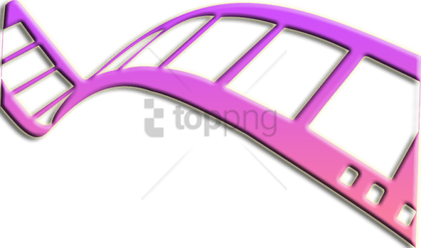 Free Png Color Film Strip Png Png Image With Transparent - Vector Film Reel Png (850x502), Png Download