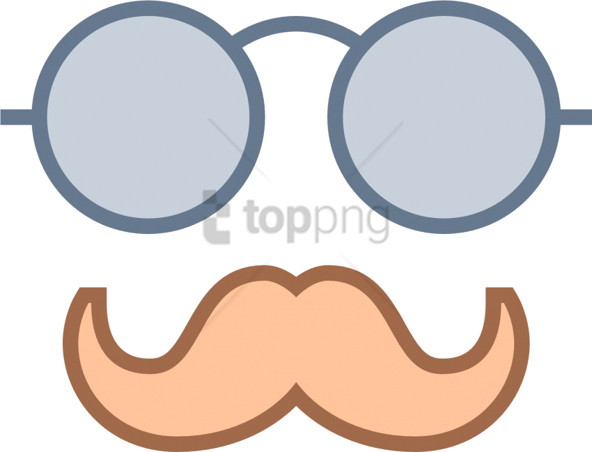 Free Png Login As User Icon - Handlebar Moustache Icon (850x649), Png Download